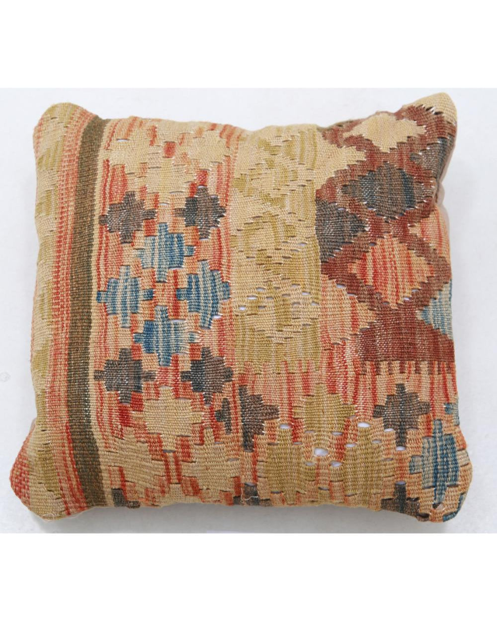 Hand Woven Tribal  Wool Pillow - 1'5'' x 1'5''
