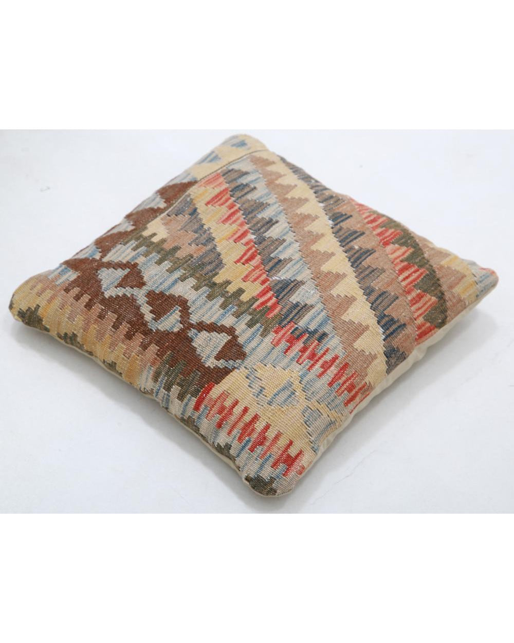Hand Woven Tribal  Wool Pillow - 1'5'' x 1'5''