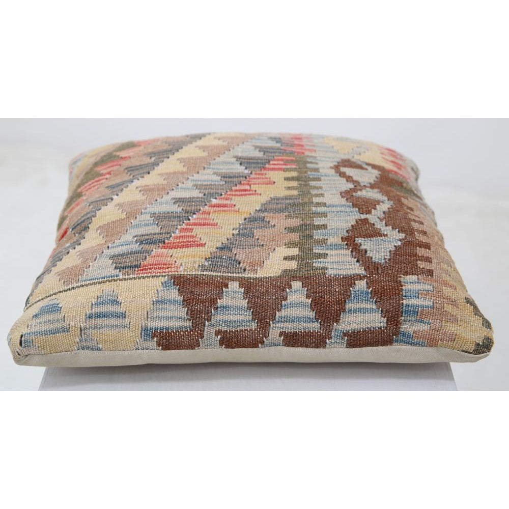 Hand Woven Tribal  Wool Pillow - 1'5'' x 1'5''