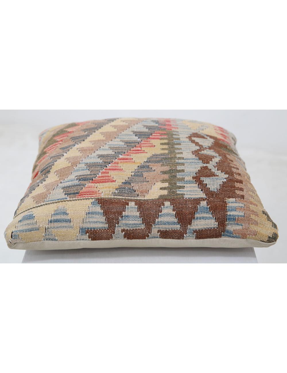 Hand Woven Tribal  Wool Pillow - 1'5'' x 1'5''