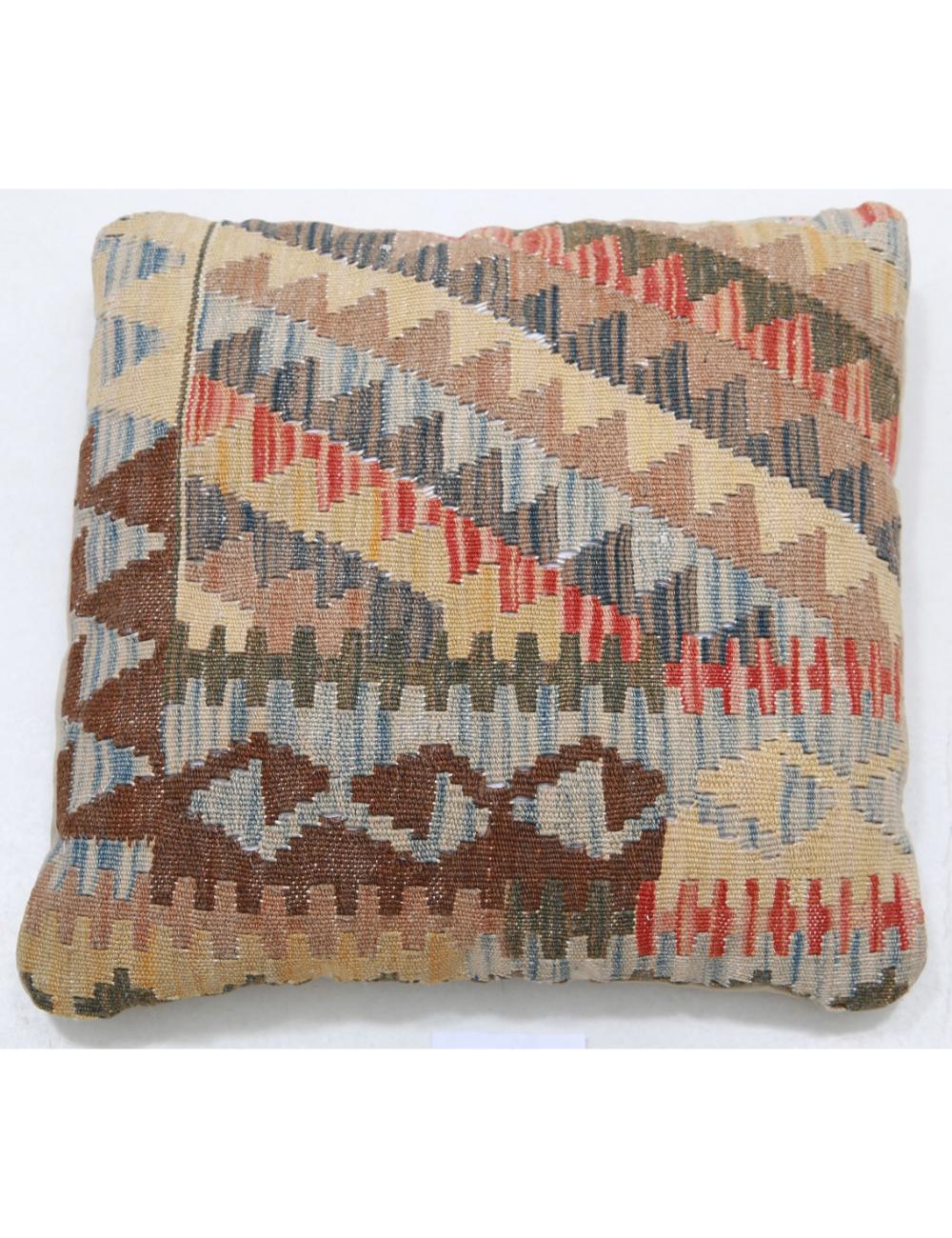 Hand Woven Tribal  Wool Pillow - 1&#39;5&#39;&#39; x 1&#39;5&#39;&#39;