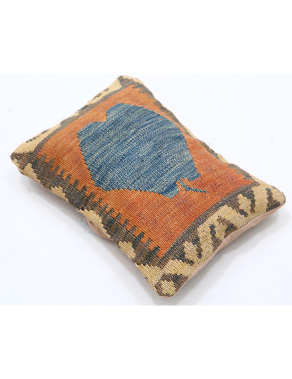 Hand Woven Tribal Multi Color Geometric Wool Pillow - 1'0'' x 1'5'' Arteverk Arteverk Rugs