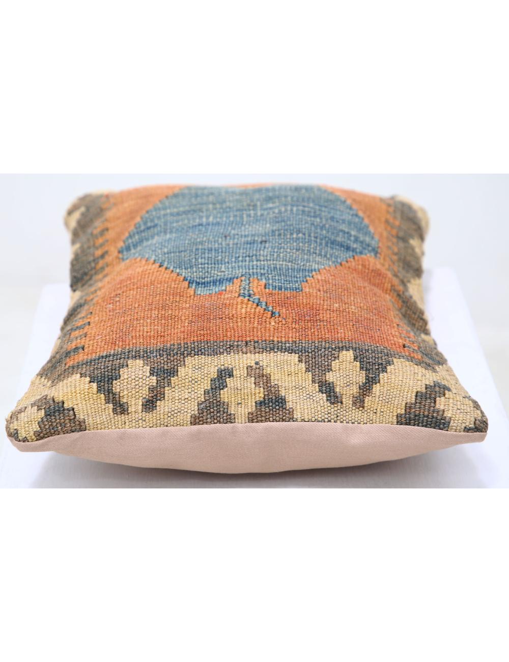 Hand Woven Tribal Multi Color Geometric Wool Pillow - 1'0'' x 1'5'' Arteverk Arteverk Rugs