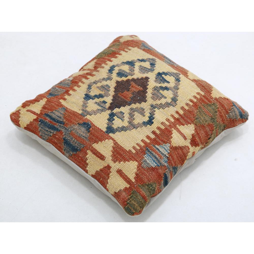 Hand Woven Tribal  Wool Pillow - 1'5'' x 1'5''