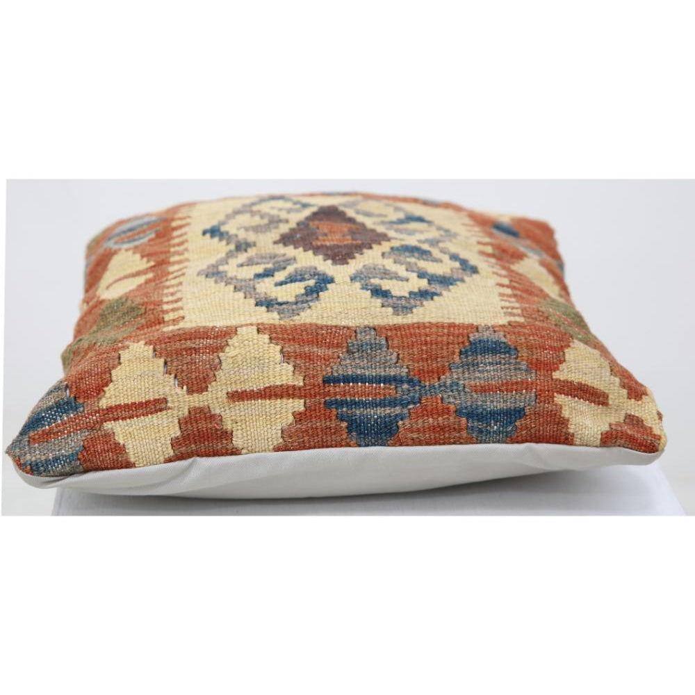 Hand Woven Tribal  Wool Pillow - 1'5'' x 1'5''