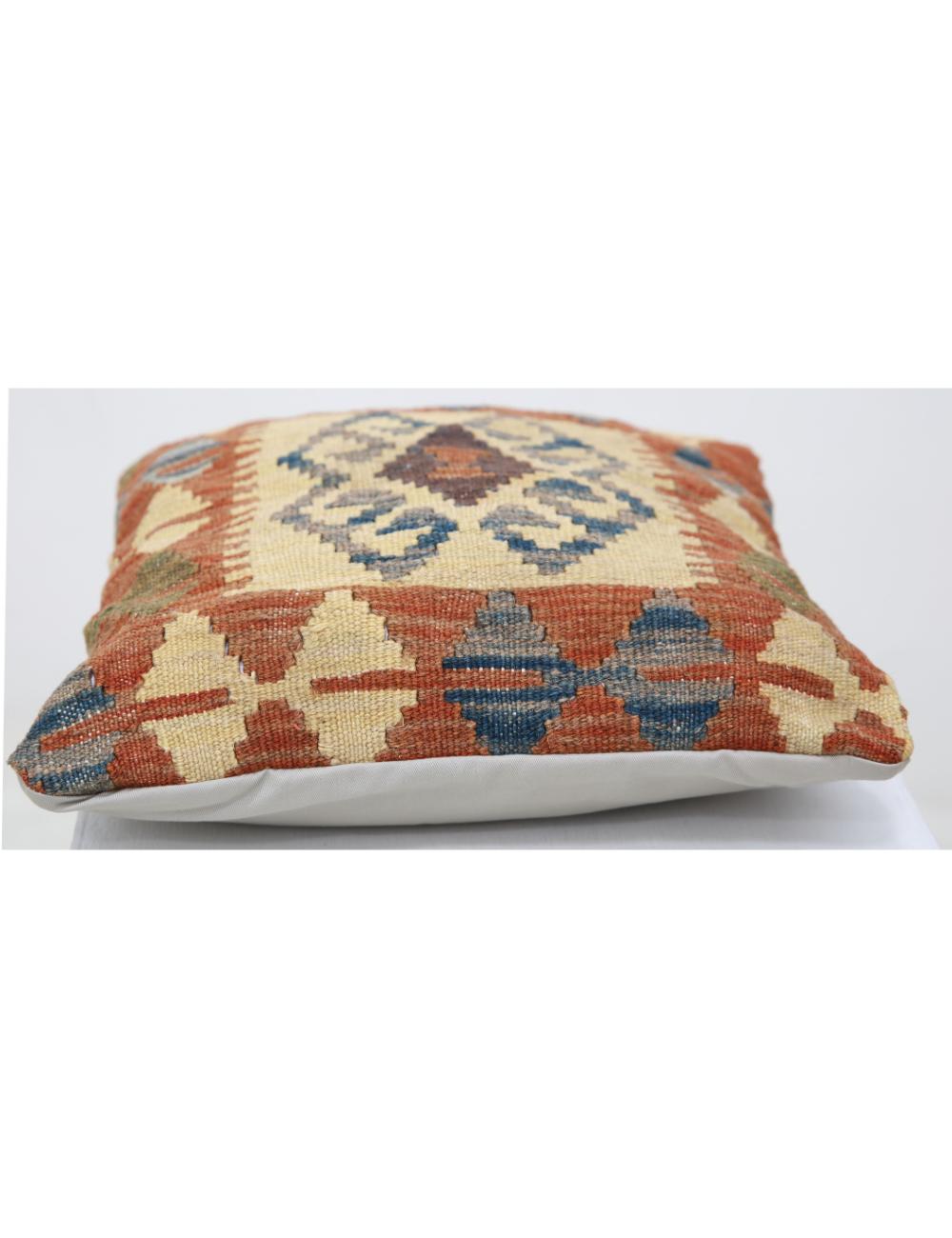 Hand Woven Tribal  Wool Pillow - 1'5'' x 1'5''