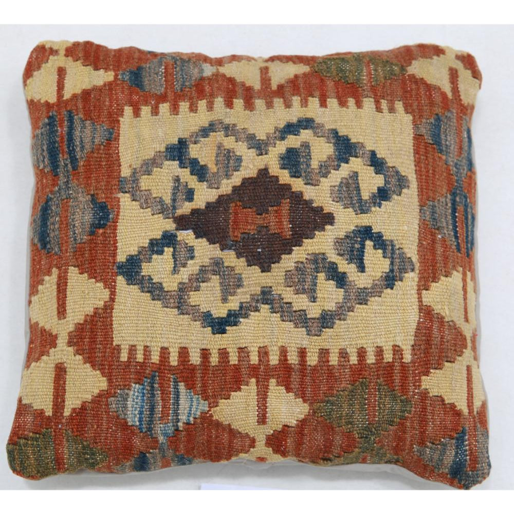 Hand Woven Tribal  Wool Pillow - 1'5'' x 1'5''