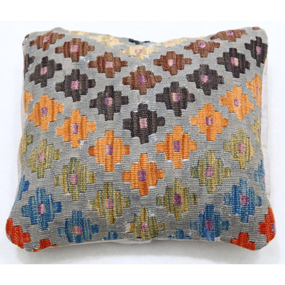 Hand Woven Tribal  Wool Pillow - 1'5'' x 1'5''