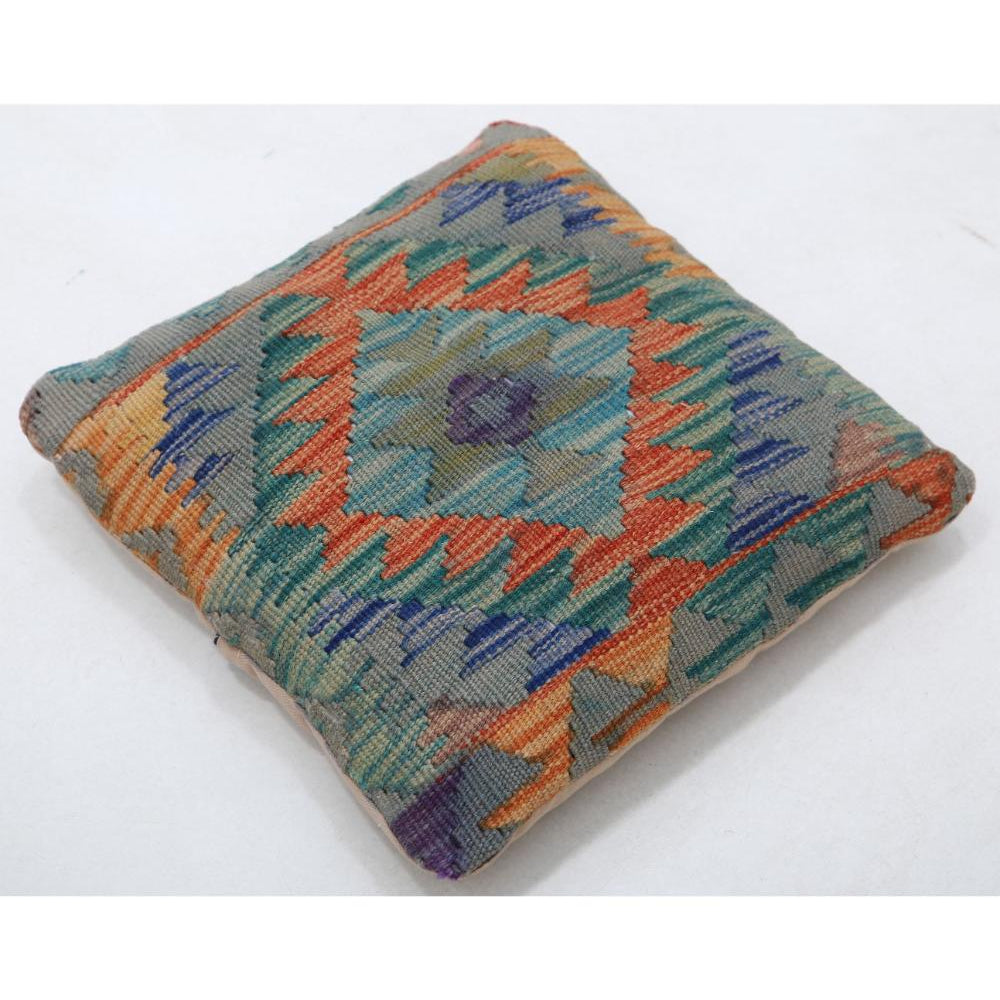 Hand Woven Tribal  Wool Pillow - 1'5'' x 1'5''