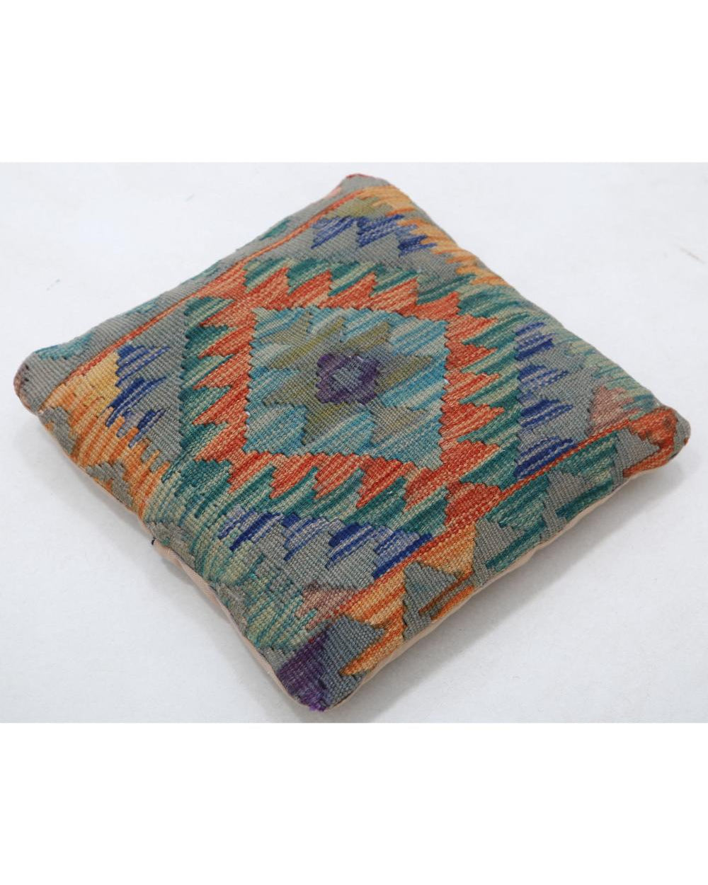 Hand Woven Tribal  Wool Pillow - 1'5'' x 1'5''