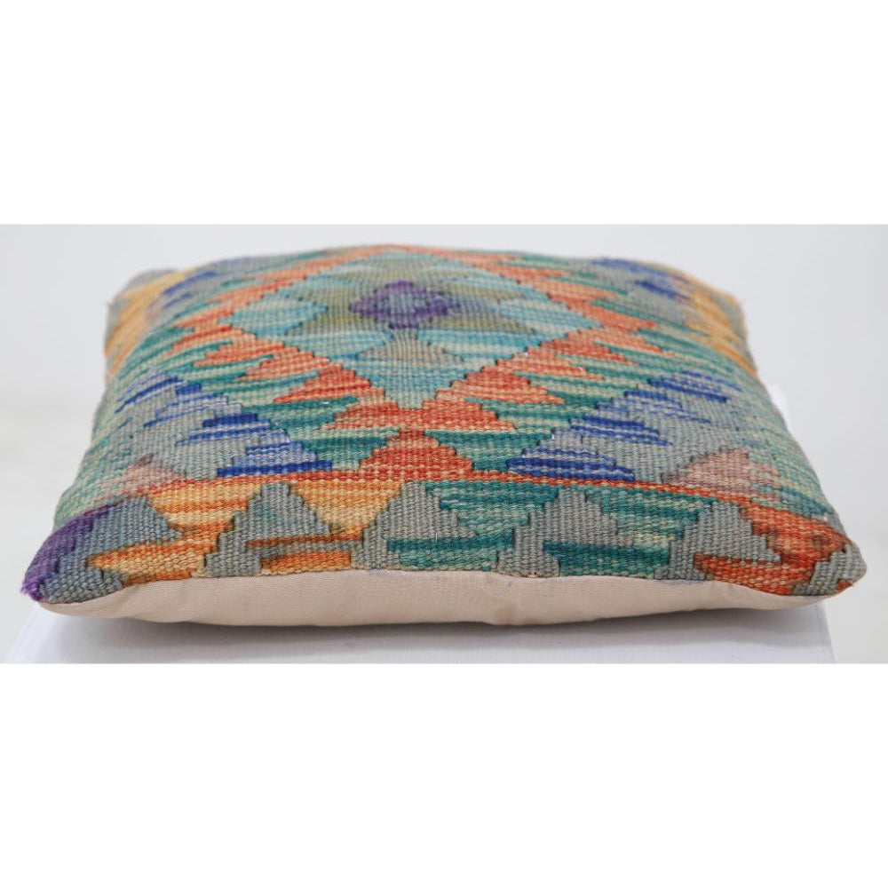 Hand Woven Tribal  Wool Pillow - 1'5'' x 1'5''