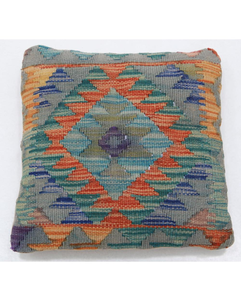Hand Woven Tribal  Wool Pillow - 1'5'' x 1'5''