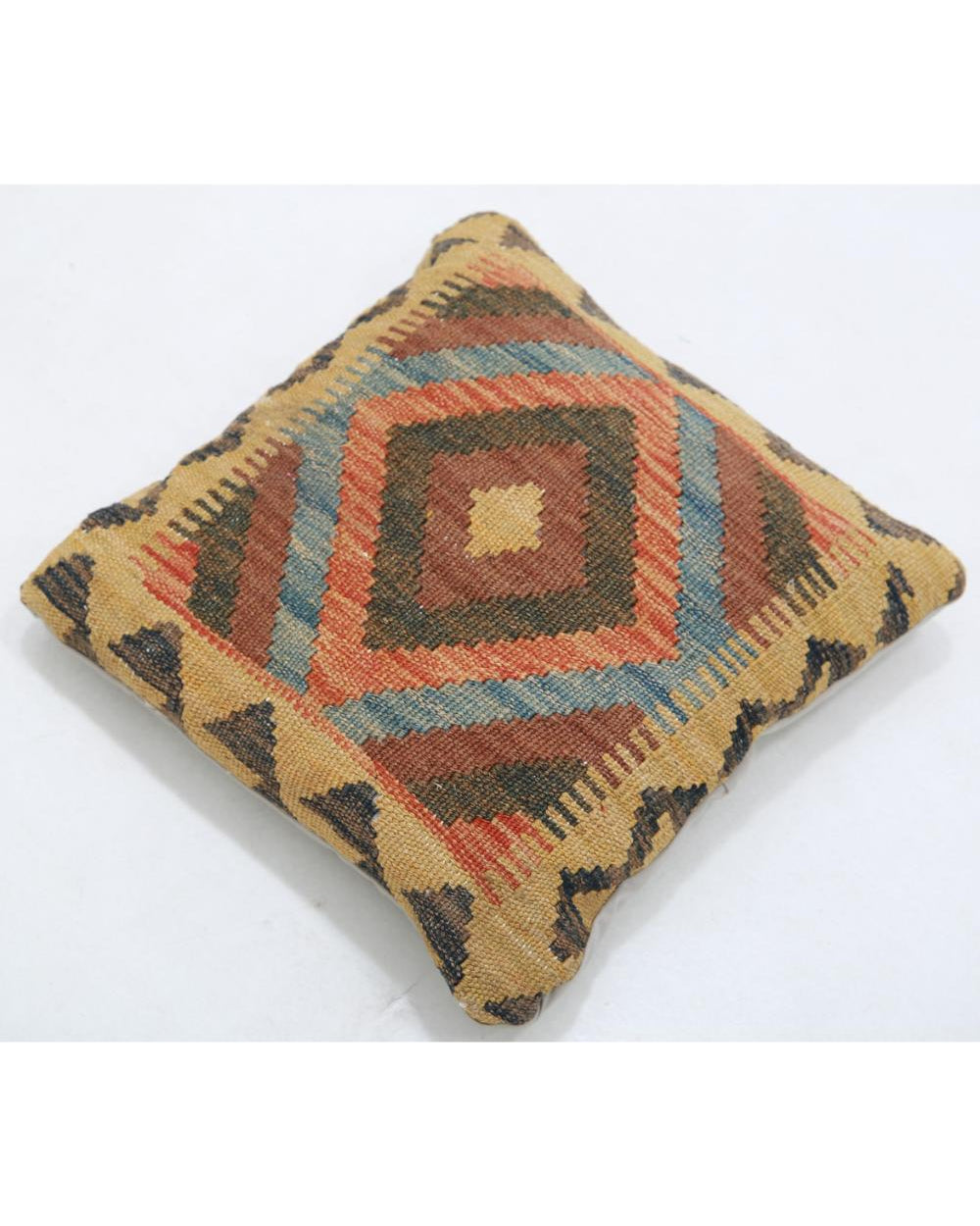 Hand Woven Tribal  Wool Pillow - 1'5'' x 1'5''