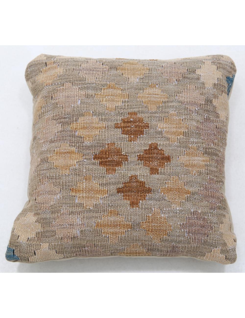 Hand Woven Tribal  Wool Pillow - 1'5'' x 1'5''