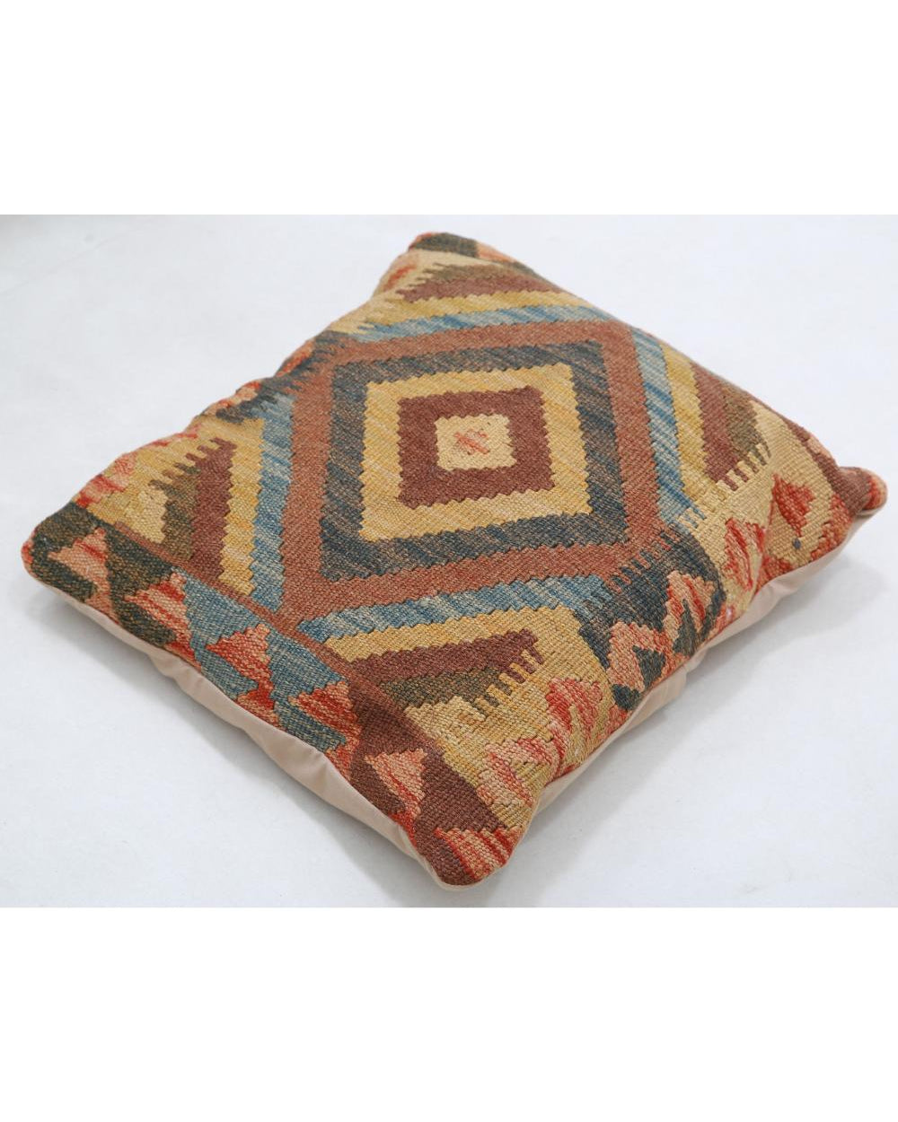 Hand Woven Tribal  Wool Pillow - 1'5'' x 1'5''