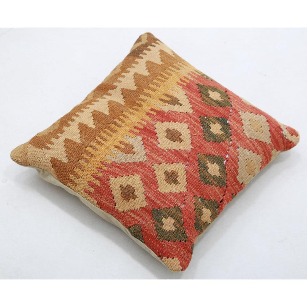 Hand Woven Tribal  Wool Pillow - 1'5'' x 1'5''