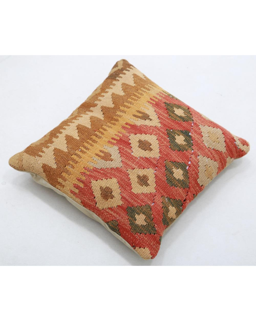 Hand Woven Tribal  Wool Pillow - 1'5'' x 1'5''