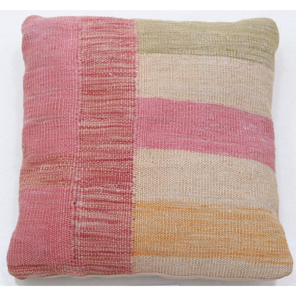 Hand Woven Tribal  Wool Pillow - 1'5'' x 1'5''