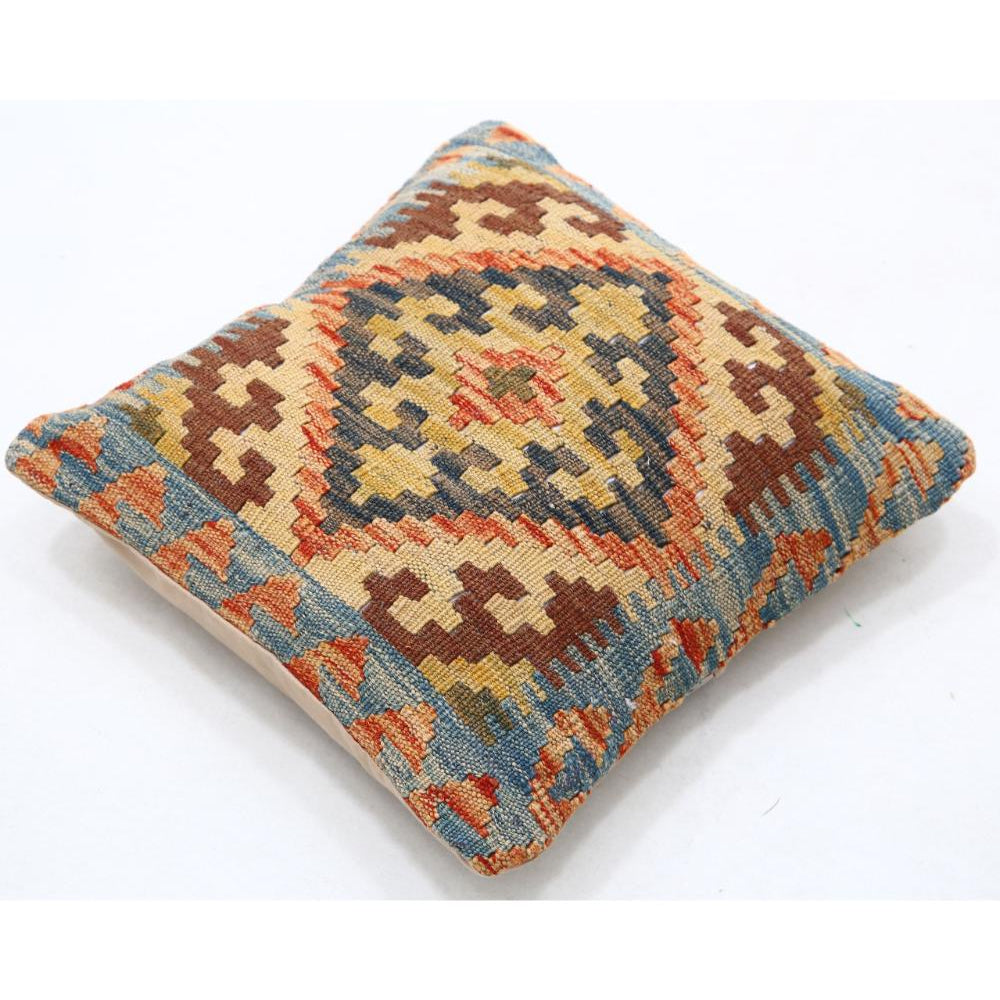 Hand Woven Tribal  Wool Pillow - 1'5'' x 1'5''