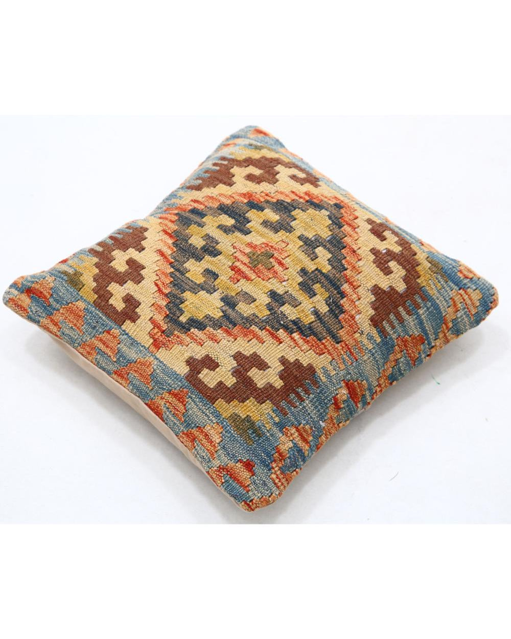 Hand Woven Tribal  Wool Pillow - 1'5'' x 1'5''