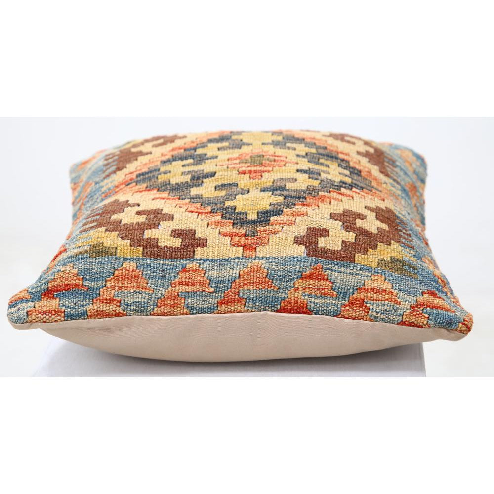 Hand Woven Tribal  Wool Pillow - 1'5'' x 1'5''