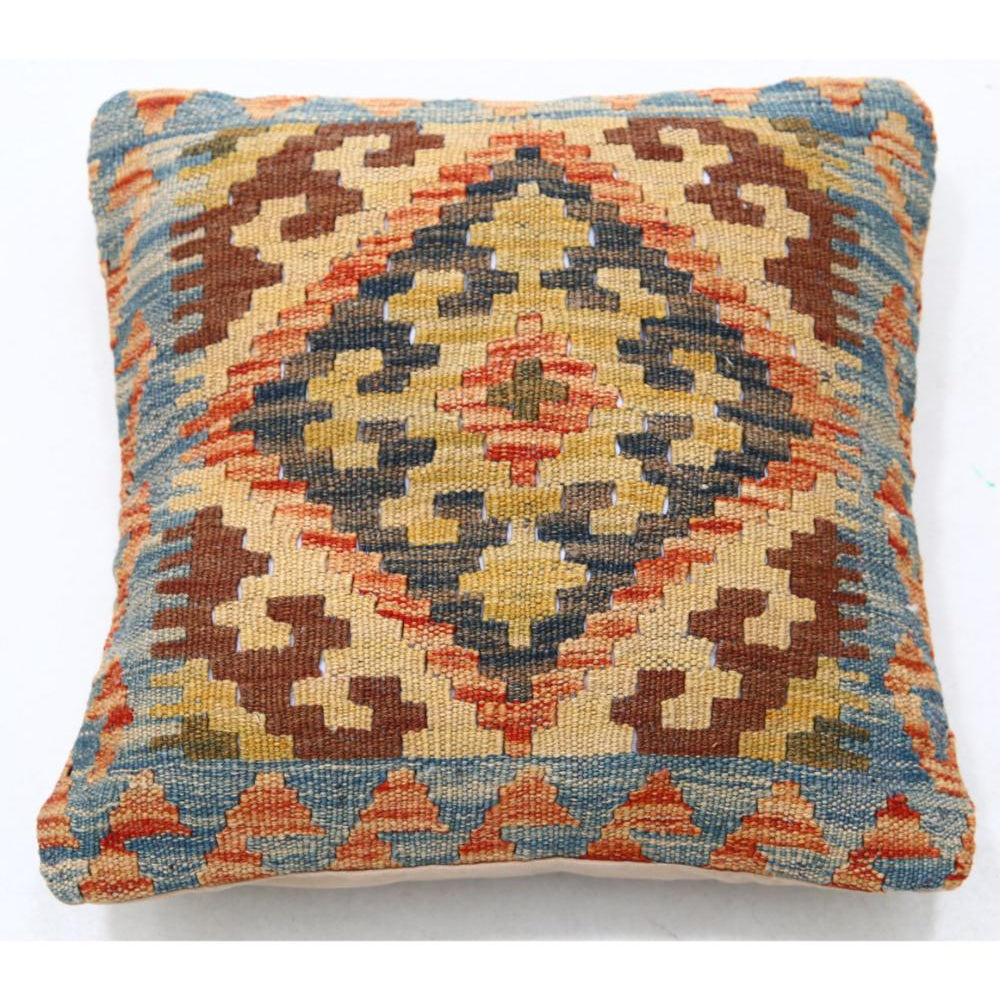 Hand Woven Tribal  Wool Pillow - 1'5'' x 1'5''