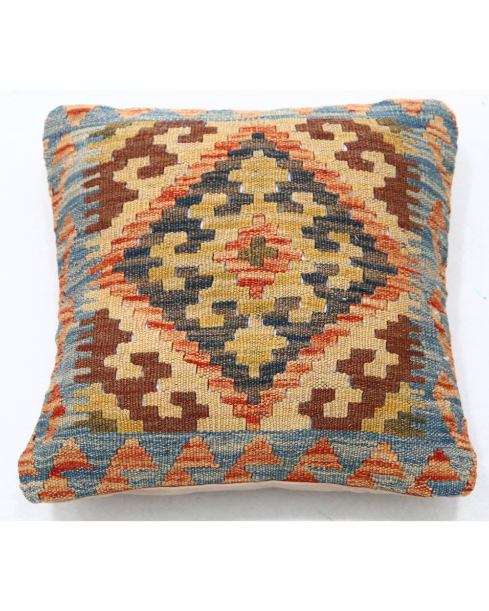 Hand Woven Tribal  Wool Pillow - 1'5'' x 1'5''