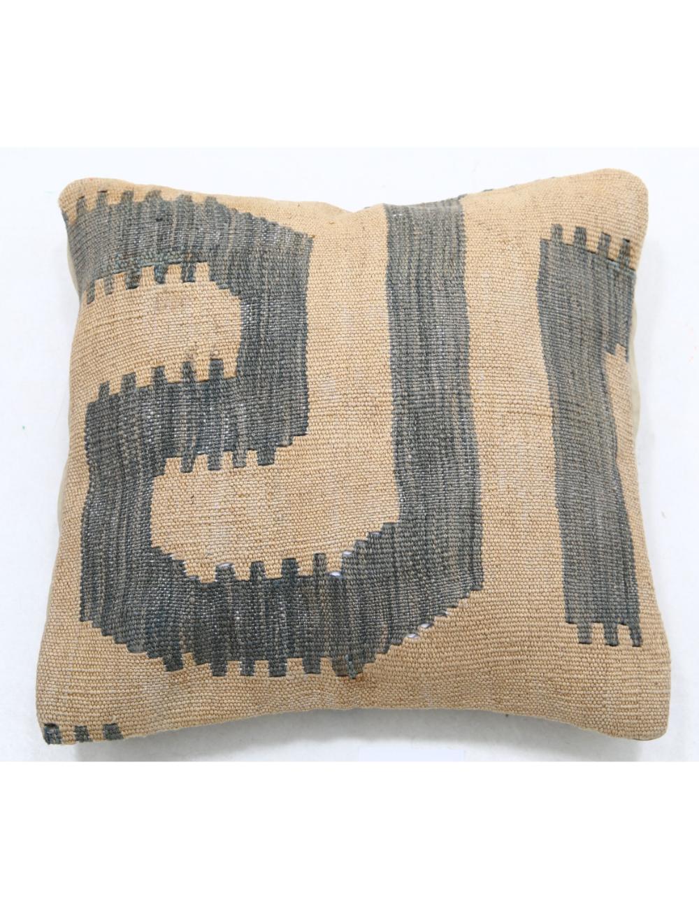 Hand Woven Tribal  Wool Pillow - 1'5'' x 1'5''