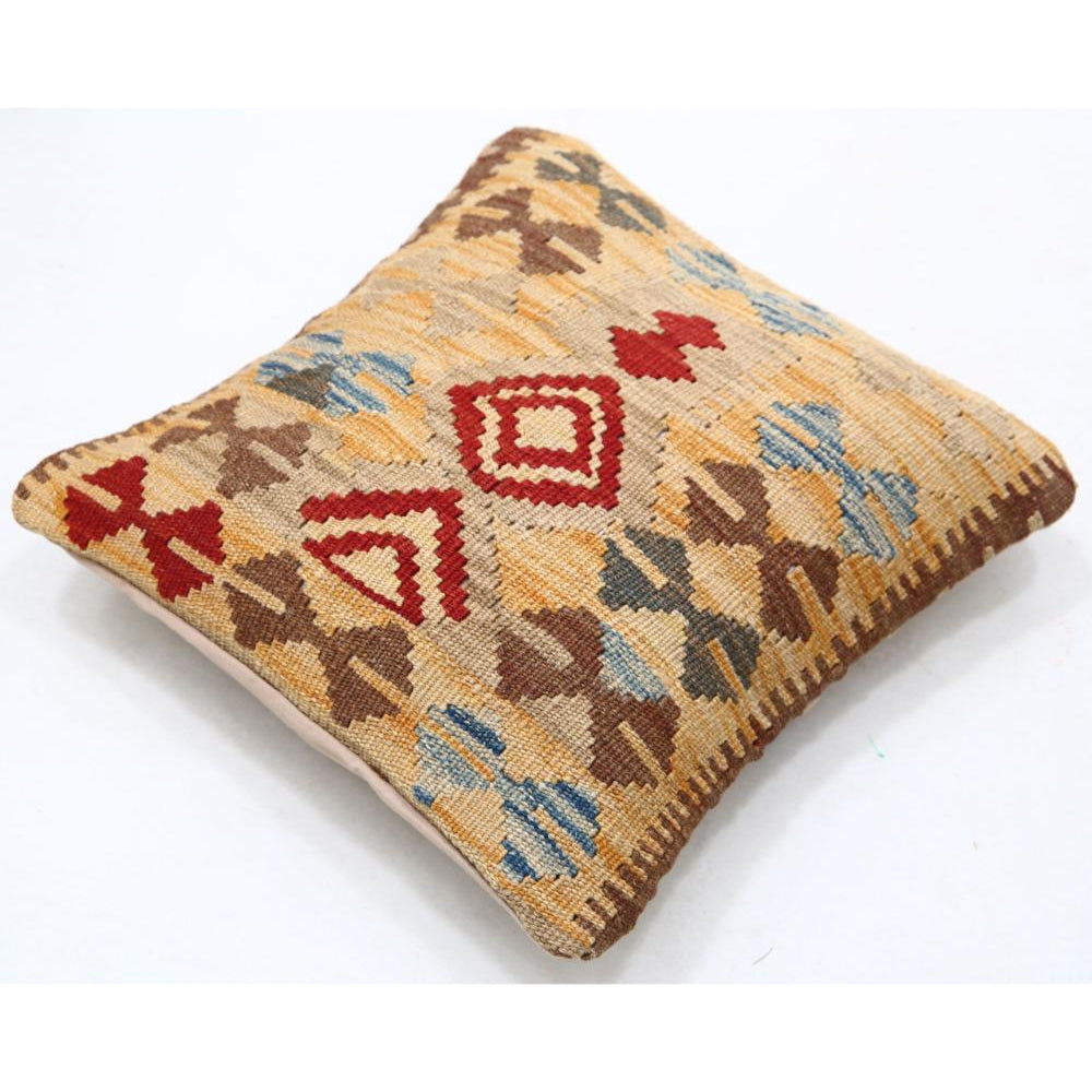 Hand Woven Tribal  Wool Pillow - 1'5'' x 1'5''