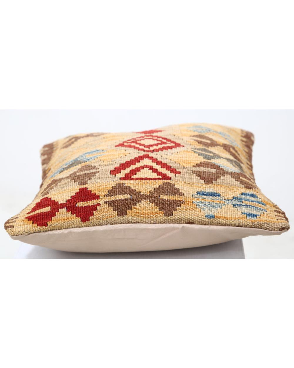 Hand Woven Tribal  Wool Pillow - 1'5'' x 1'5''