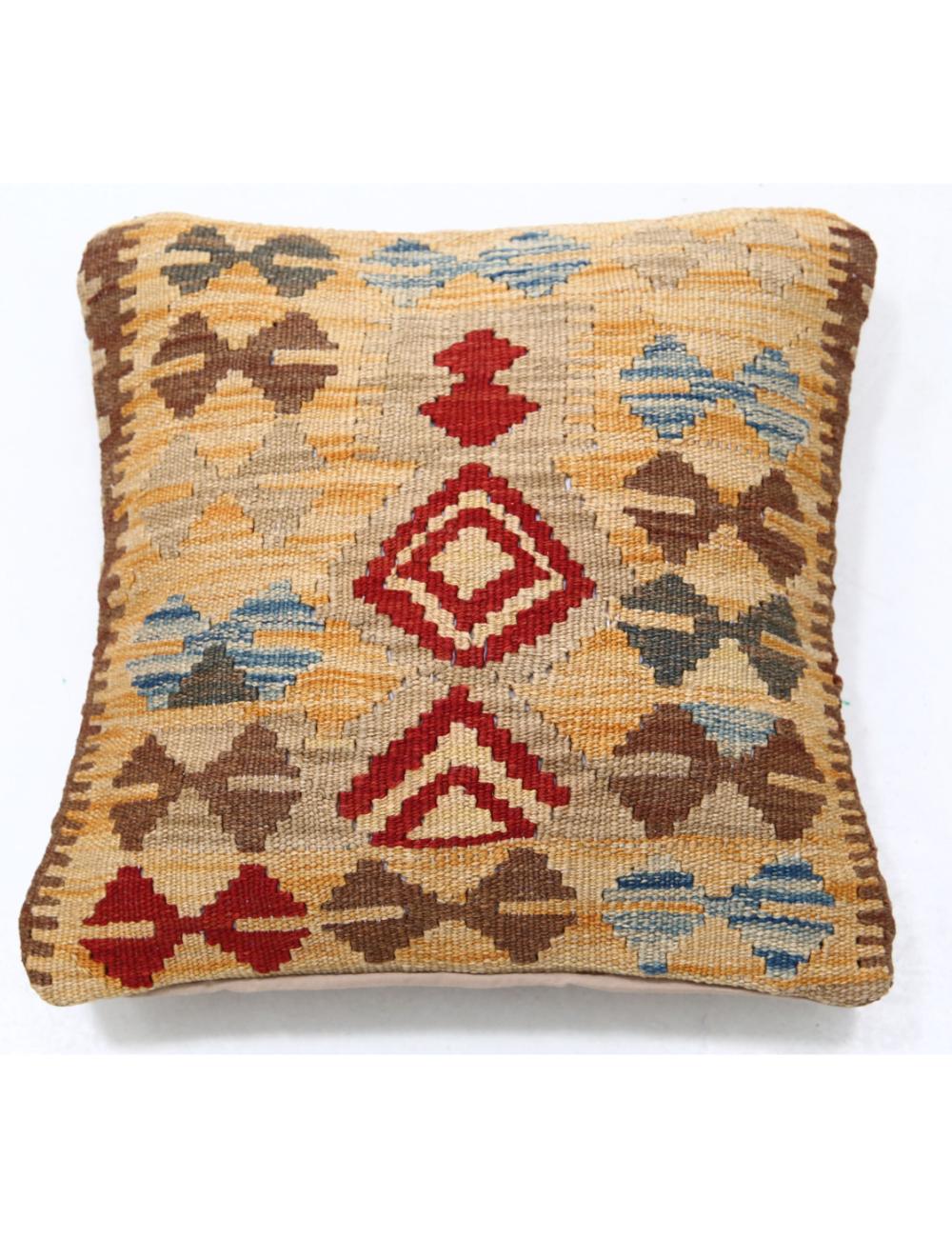 Hand Woven Tribal  Wool Pillow - 1'5'' x 1'5''