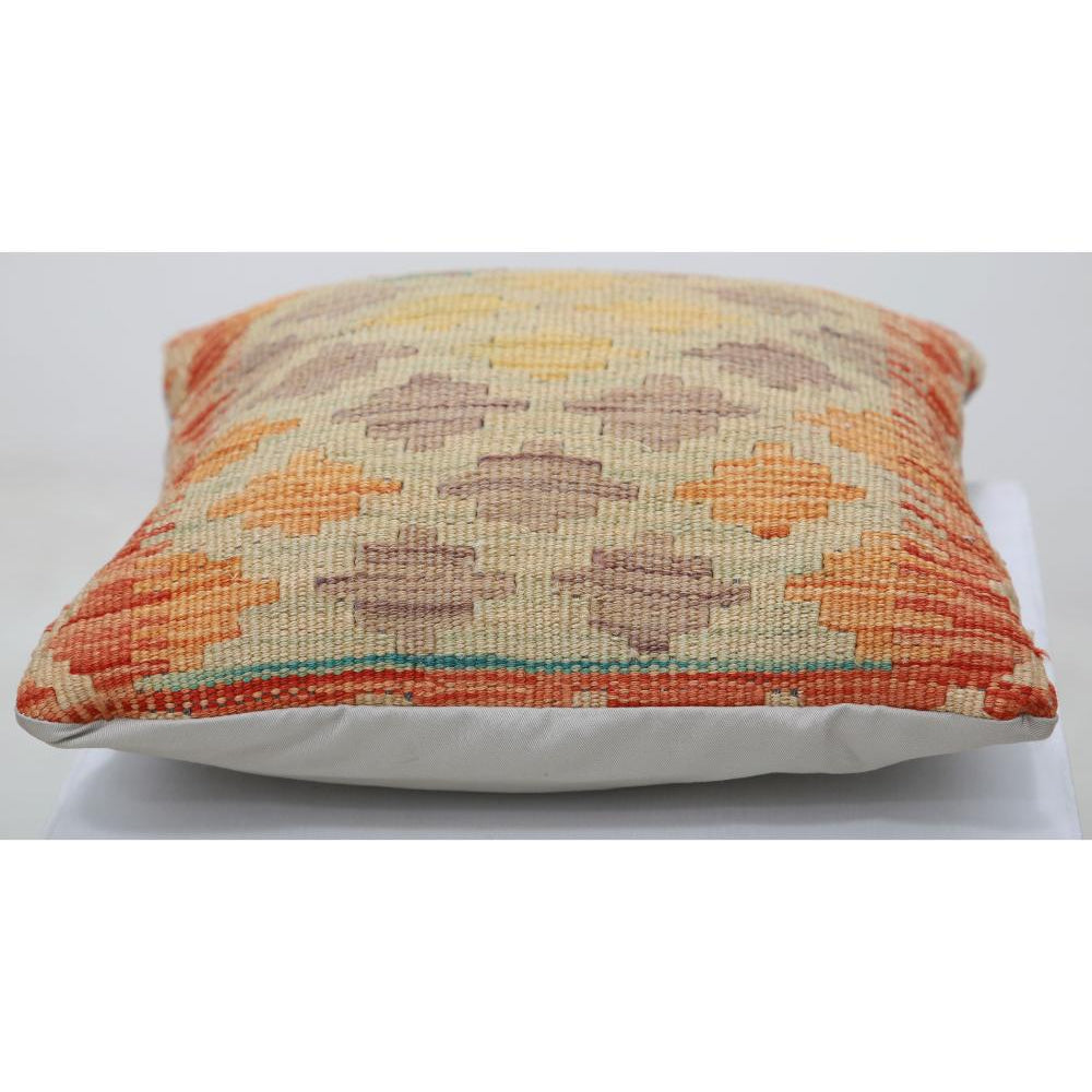 Hand Woven Tribal  Wool Pillow - 1'5'' x 1'5''