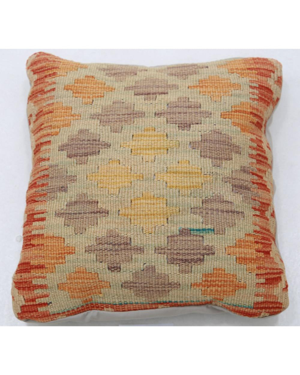 Hand Woven Tribal  Wool Pillow - 1'5'' x 1'5''