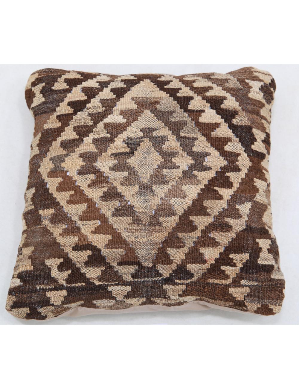 Hand Woven Tribal  Wool Pillow - 1'5'' x 1'5''