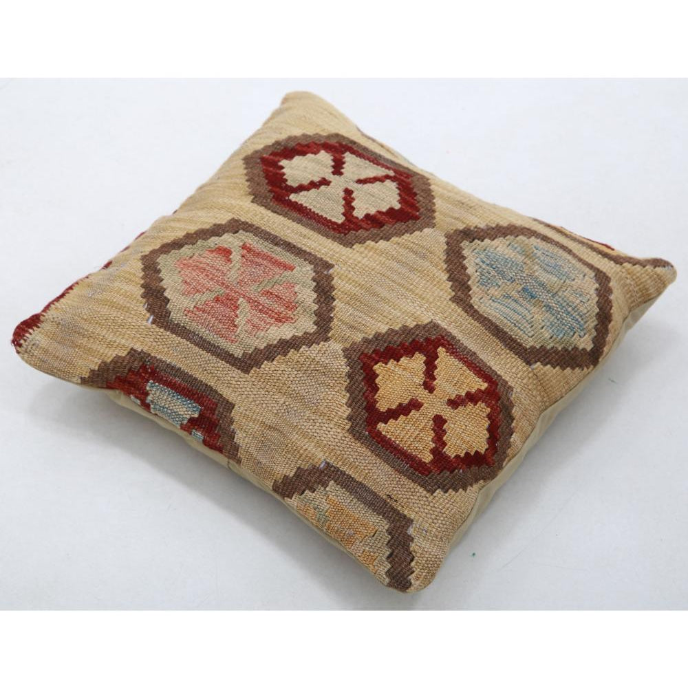 Hand Woven Tribal  Wool Pillow - 1'5'' x 1'5''
