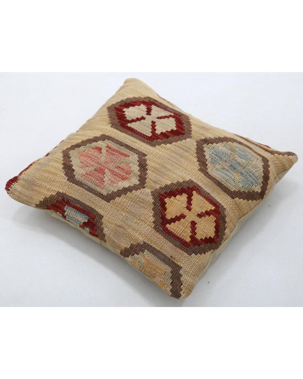 Hand Woven Tribal  Wool Pillow - 1'5'' x 1'5''