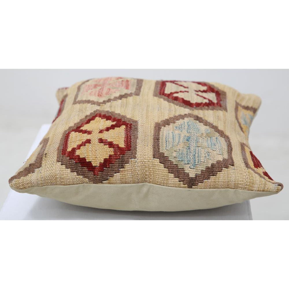 Hand Woven Tribal  Wool Pillow - 1'5'' x 1'5''