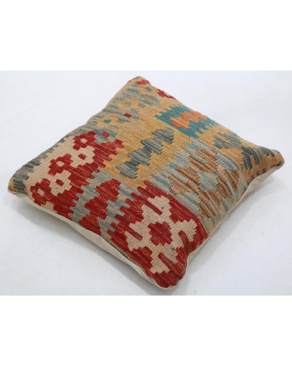 Hand Woven Tribal  Wool Pillow - 1'5'' x 1'5''