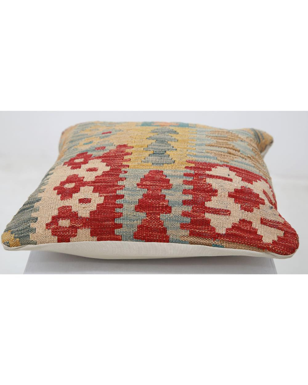 Hand Woven Tribal  Wool Pillow - 1'5'' x 1'5''