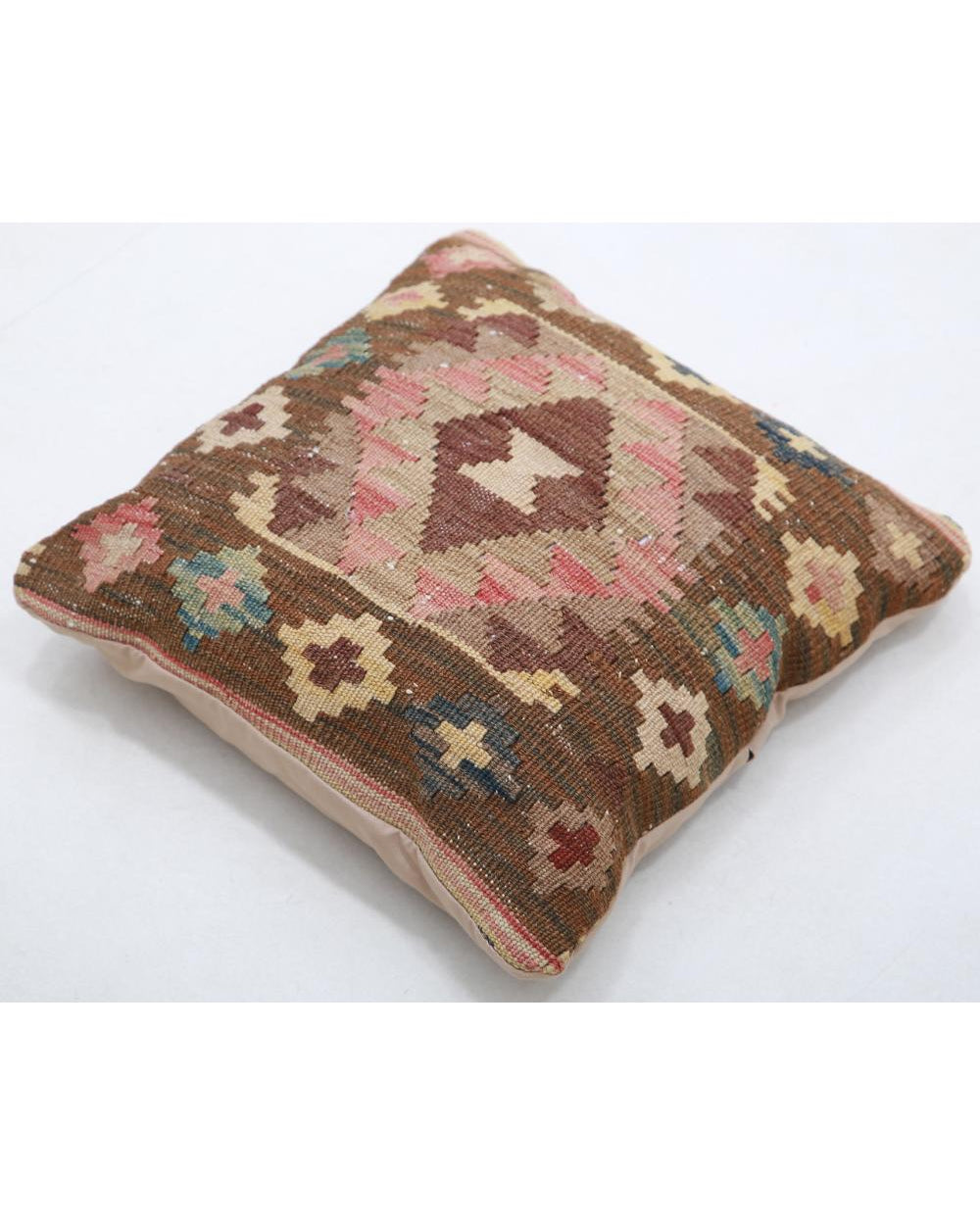 Hand Woven Tribal  Wool Pillow - 1'5'' x 1'5''