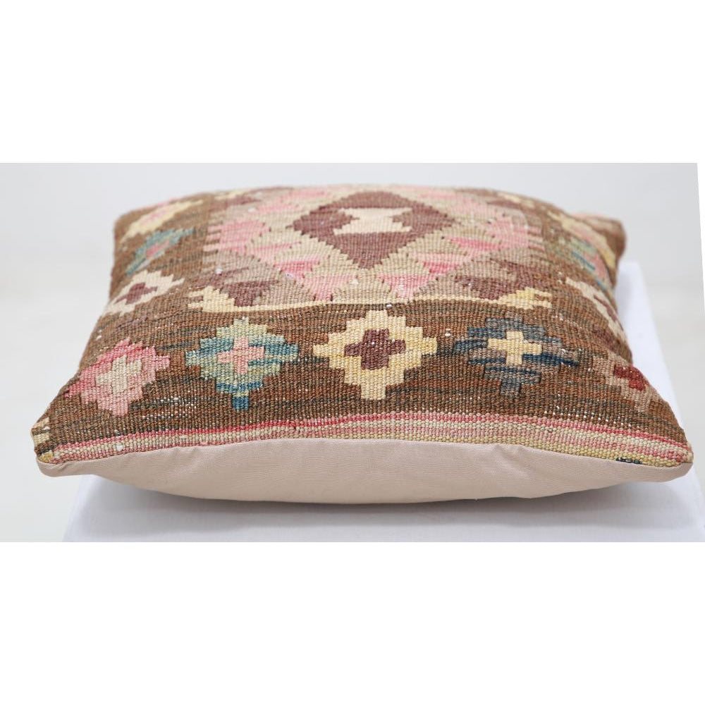 Hand Woven Tribal  Wool Pillow - 1'5'' x 1'5''