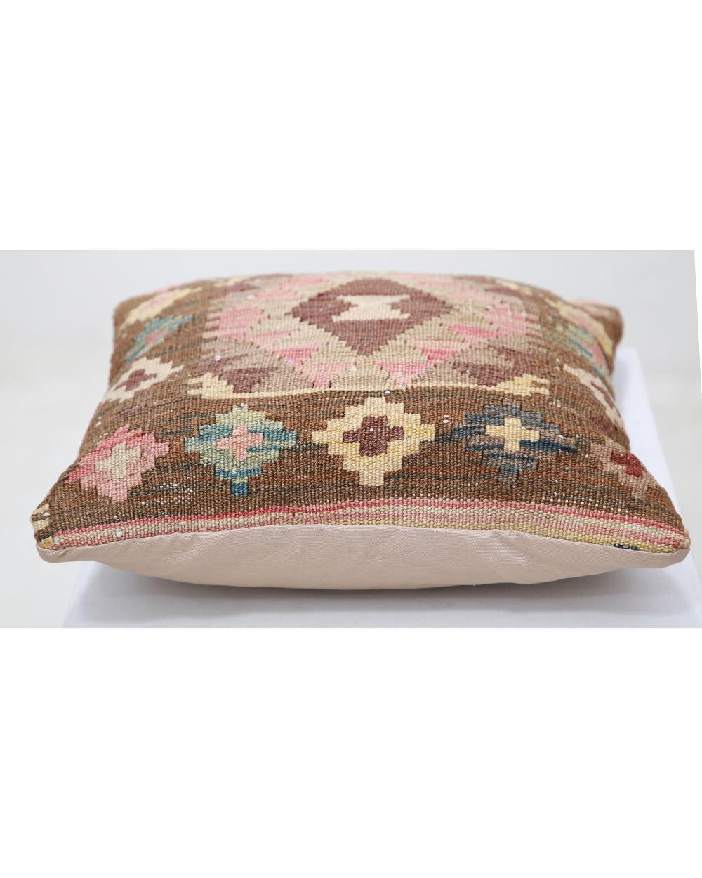 Hand Woven Tribal  Wool Pillow - 1'5'' x 1'5''