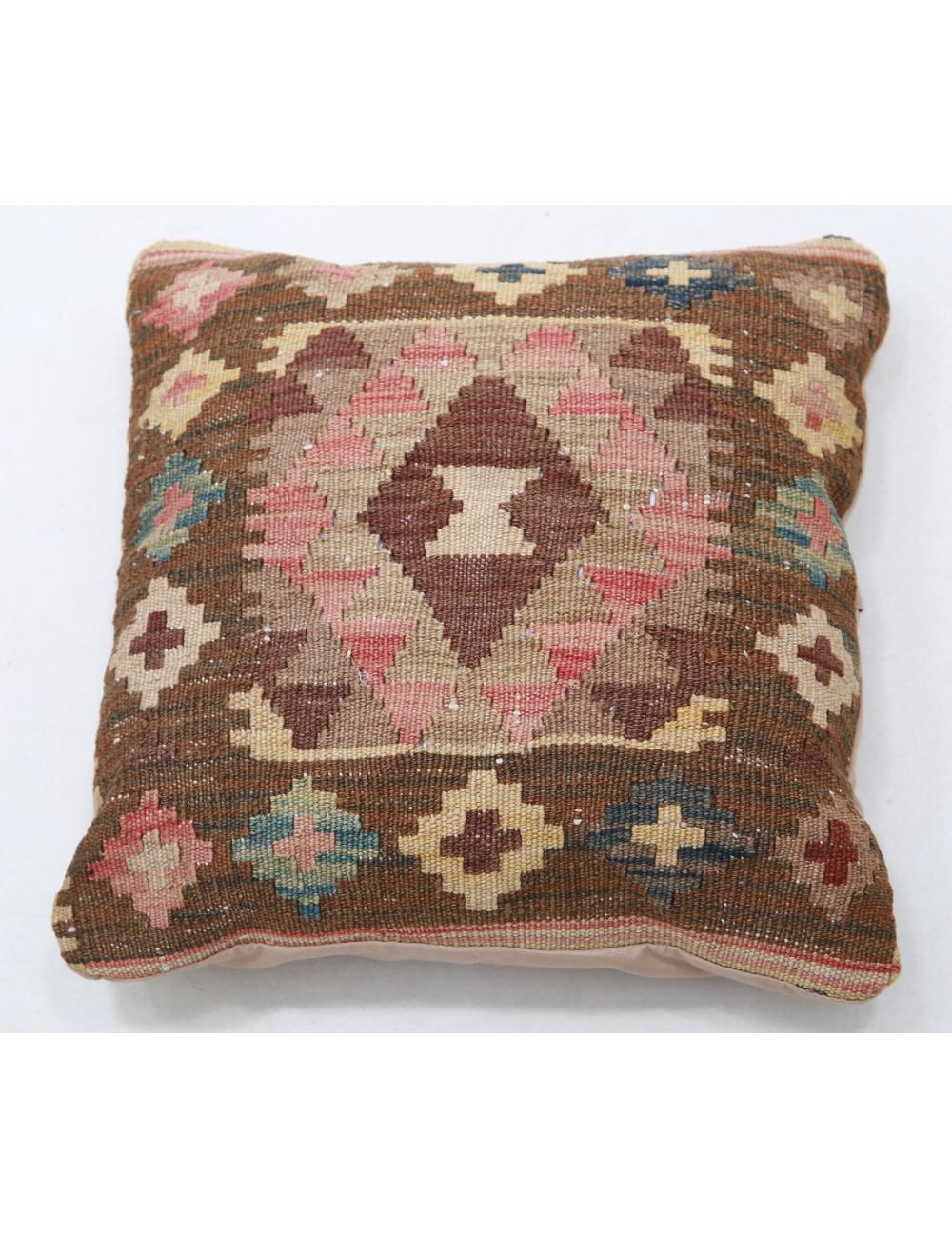 Hand Woven Tribal  Wool Pillow - 1&#39;5&#39;&#39; x 1&#39;5&#39;&#39;