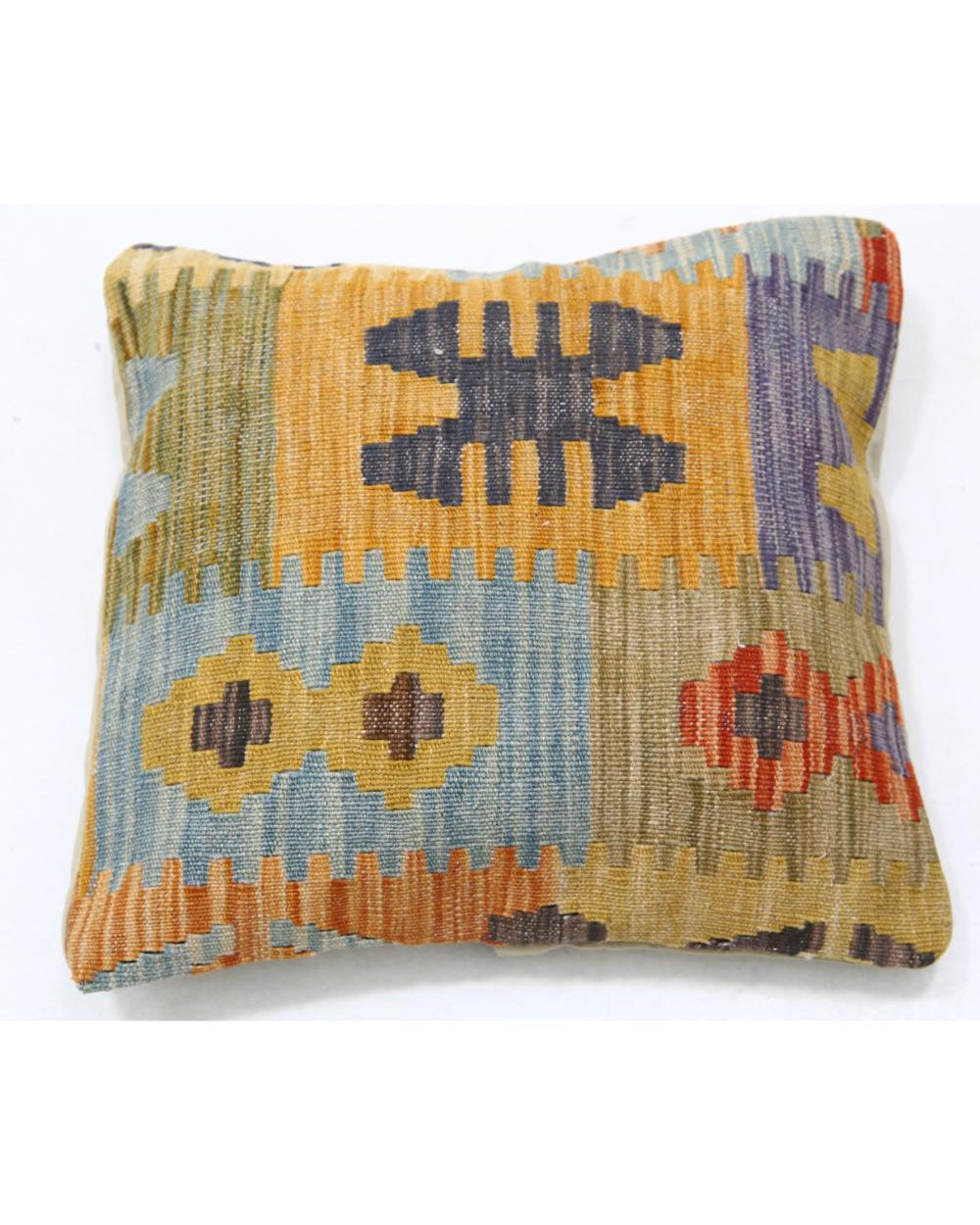 Hand Woven Tribal  Wool Pillow - 1'5'' x 1'5''
