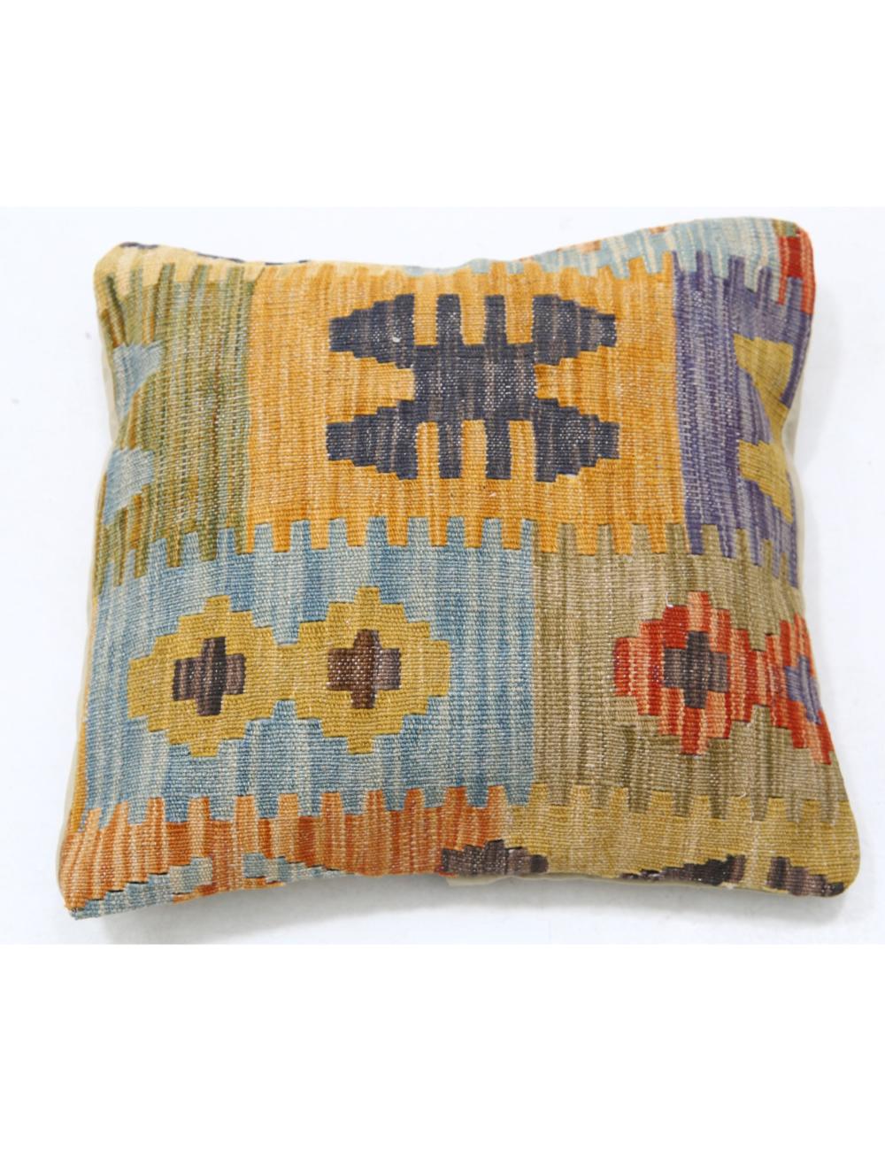 Hand Woven Tribal  Wool Pillow - 1&#39;5&#39;&#39; x 1&#39;5&#39;&#39;