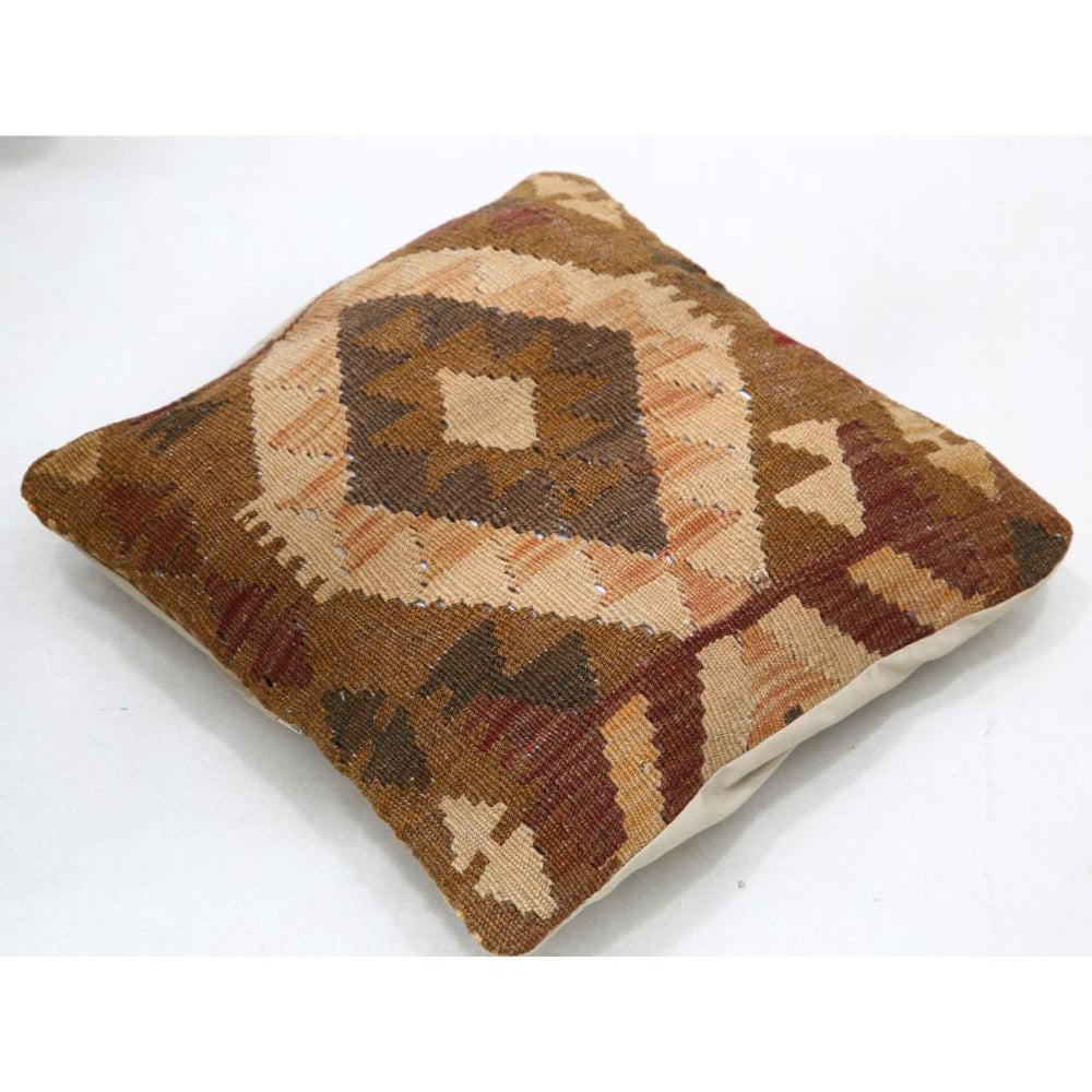 Hand Woven Tribal  Wool Pillow - 1'5'' x 1'5''