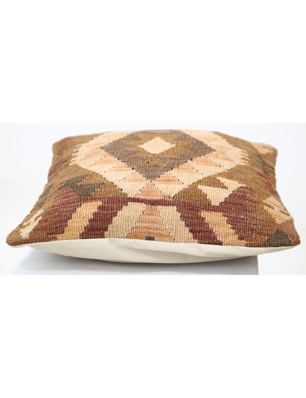 Hand Woven Tribal  Wool Pillow - 1'5'' x 1'5''