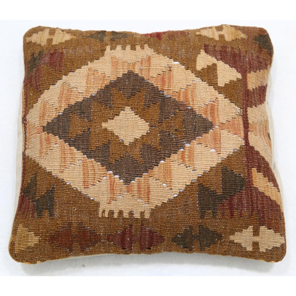 Hand Woven Tribal  Wool Pillow - 1'5'' x 1'5''