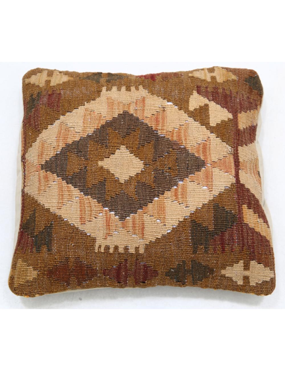 Hand Woven Tribal  Wool Pillow - 1'5'' x 1'5''