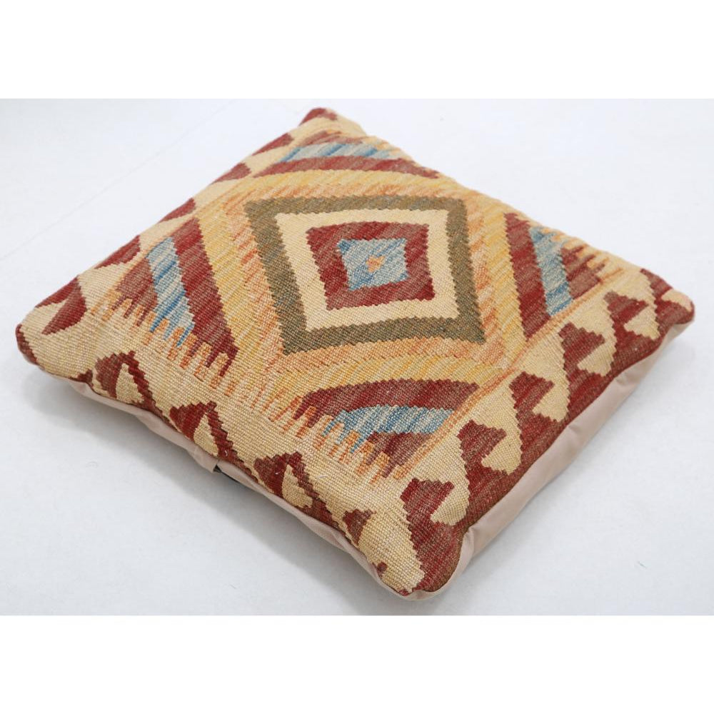 Hand Woven Tribal  Wool Pillow - 1'5'' x 1'5''